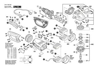 BOSCH Druckknopf | Ersatzteile f�r GWS 22-180 LVI, GWS 22-230 LVI - 1607000431
