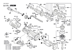 BOSCH Kegelradsatz | Ersatzteile f�r GWS 17-125 INOX, GWS 19-125 CIST - 1607000434