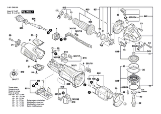 BOSCH Lagerflansch | Ersatzteile f�r GWS 15-125 CIT, GWS 15-150 CI - 1607000449