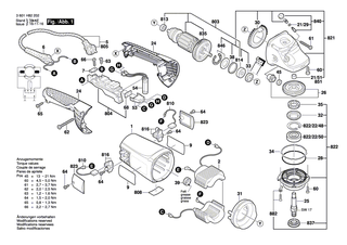 BOSCH Ein/Aus-Schalter | Ersatzteile f�r GWS 22-230 JH - 1607000479