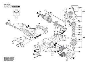 BOSCH Kohleb�rstensatz 10 x 1 607 014 171 | Ersatzteile f�r GWS 20-230 H, GWS 21-180 H - 1607000480
