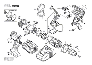 BOSCH Kohleb�rstensatz 10 x 2 607 034 904 | Ersatzteile f�r GSR 18 VE-2, GSB 18 VE-2LI - 1607000488