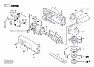 BOSCH Polschuh 230V | Ersatzteile f�r PWS 8-125 CE, PWS...