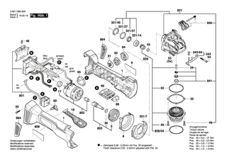 BOSCH Rasthebel | Ersatzteile f�r GWS 9-115, GWS 9-115 P - 1607000742