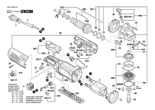 BOSCH Rasthebel | Ersatzteile f�r GWS 9-115, GWS 9-115 P - 1607000742
