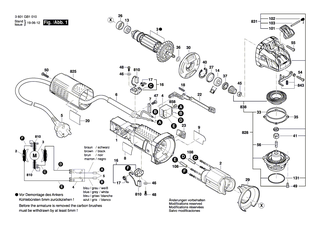 BOSCH Rasthebel | Ersatzteile f�r GWS 9-115, GWS 9-115 P - 1607000742