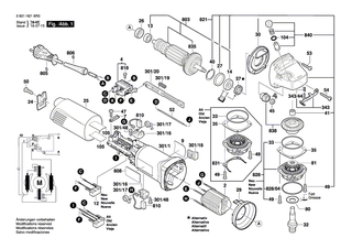 BOSCH Rasthebel | Ersatzteile f�r GWS 9-115, GWS 9-115 P - 1607000742