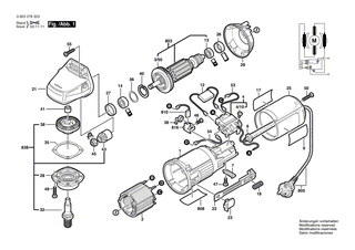 BOSCH Tellerrad | Ersatzteile f�r PWS 6-115, PWS 500 - 1607000943