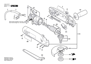 BOSCH Anker 230-240V | Ersatzteile f�r PWS 650, 1820 - 1607000990