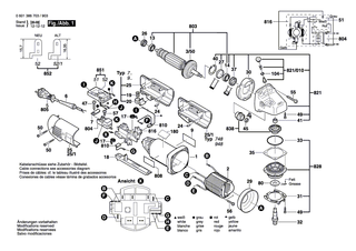 BOSCH Getriebesatz | Ersatzteile f�r GWS 10-125 C, GWS 14-150 C - 1607000A4P