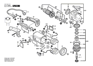 BOSCH Getriebegeh�use | Ersatzteile f�r GWS 20-180 H, GWS 20-180 JH - 1607000C00