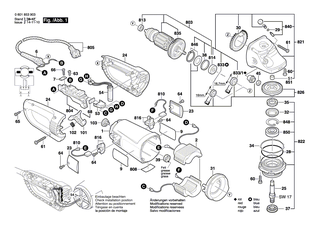 Bosch 1607000C32 Getriebegehäuse für Bosch GWS 2030H und andere