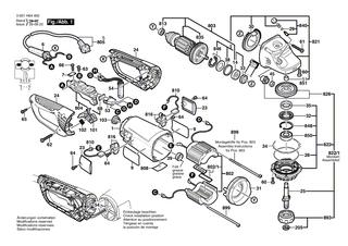 BOSCH Polschuh 230V | Ersatzteile f�r GWS 24-180 JBX, GWS 24-230 JBX - 1607000C07