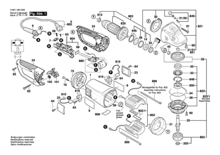 BOSCH Polschuh 230V | Ersatzteile f�r GWS 24-180 JBX, GWS 24-230 JBX - 1607000C07