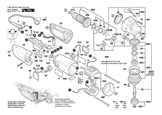 BOSCH Polschuh 230V | Ersatzteile f�r GWS 24-180 JBX, GWS 24-230 JBX - 1607000C07