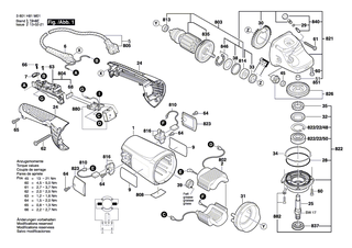 BOSCH Ein/Aus-Schalter | Ersatzteile für GWS 20-230JH, GWS 22-180 JH - 1607000C13