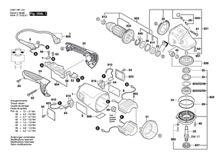 BOSCH Ein/Aus-Schalter | Ersatzteile für GWS 20-230JH, GWS 22-180 JH - 1607000C13