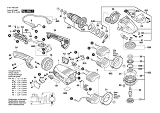 BOSCH Ein/Aus-Schalter | Ersatzteile für GWS 20-230JH, GWS 22-180 JH - 1607000C13