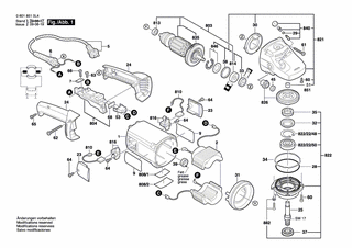 BOSCH Lagerflansch �180 MM | Ersatzteile f�r GWS 21-180...