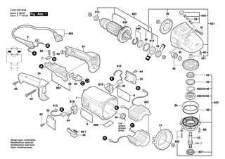 BOSCH Lagerflansch �230 MM | Ersatzteile f�r GWS 20-230H, GWS 20-230JH - 1607000C22