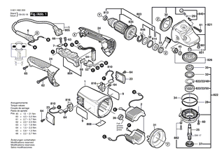 BOSCH Lagerflansch �230 MM | Ersatzteile f�r GWS 20-230H, GWS 20-230JH - 1607000C22