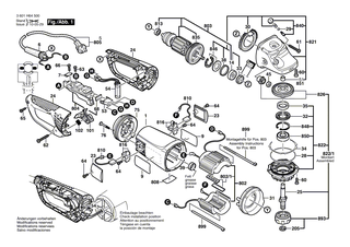 BOSCH Getriebegeh�use | Ersatzteile f�r GWS 24-230 JBX, GWS 24-230 JVX - 1607000C27