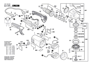BOSCH Getriebegeh�use | Ersatzteile f�r GWS 22-180 H, GWS 22-180 JH - 1607000C32