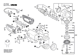 BOSCH Getriebegeh�use | Ersatzteile f�r GWS 26-180 JH, GWS 26-230 JH - 1607000C3A