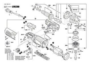BOSCH Rillenkugellager | Ersatzteile f�r GWS 12-125, GWS 13-125 CI - 1607000V38
