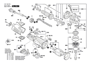 BOSCH Getriebegeh�use | Ersatzteile f�r GWS 9-115 P, GWS 9-125 P - 1607000V39
