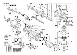 BOSCH Getriebegeh�use | Ersatzteile f�r GWS 9-115 P, GWS 9-125 P - 1607000V39