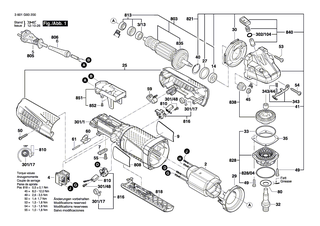 BOSCH Getriebegeh�use | Ersatzteile f�r GWS 9-115 P, GWS 9-125 P - 1607000V39