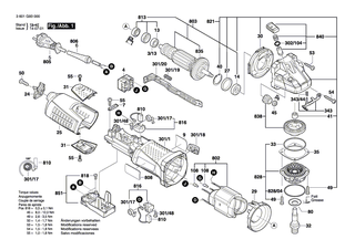 BOSCH Getriebegeh�use | Ersatzteile f�r GWS 9-115 P, GWS 9-125 P - 1607000V39