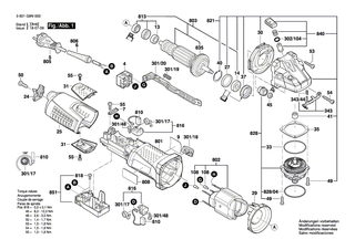 BOSCH Getriebegeh�use | Ersatzteile f�r GWS 17-125 CI, GWS 17-125 CIE - 1607000V40