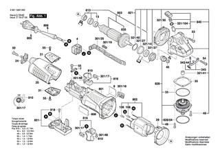 BOSCH Getriebegeh�use | Ersatzteile f�r GWS 17-125 CI, GWS 17-125 CIE - 1607000V40