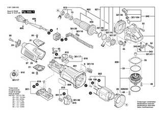 BOSCH Getriebegeh�use | Ersatzteile f�r GWS 17-125 CI, GWS 17-125 CIE - 1607000V40