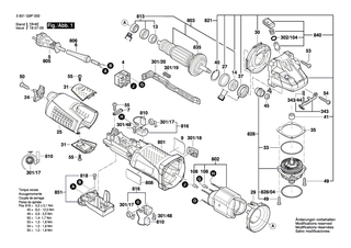 BOSCH Getriebegeh�use | Ersatzteile f�r GWS 17-125 CI, GWS 17-125 CIE - 1607000V40
