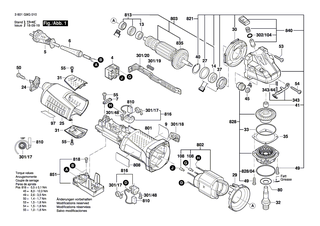 BOSCH Getriebegeh�use | Ersatzteile f�r GWS 17-125 CI, GWS 17-125 CIE - 1607000V40