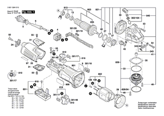 BOSCH Getriebegeh�use | Ersatzteile f�r GWS 17-125 CI, GWS 17-125 CIE - 1607000V40