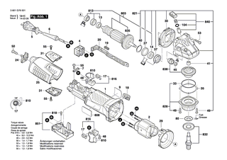 BOSCH Druckknopf | Ersatzteile f�r AG40-11PD, GBR 15 CA - 1607000V41