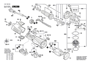 BOSCH Flachkopfschraube | Ersatzteile f�r GBR 15 CA, GBR 15 CAG - 1607000V42