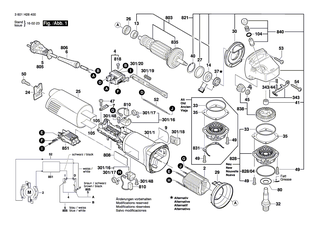 BOSCH Getriebesatz | Ersatzteile f�r GWS 9-115, GWS 9-115 P - 1607000V44