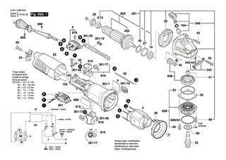 BOSCH Getriebesatz | Ersatzteile f�r GWS 9-115, GWS 9-115 P - 1607000V44