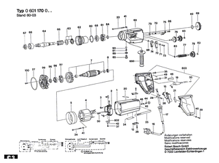 BOSCH Kohleb�rstensatz | Ersatzteile f�r UB(J)75B 26, UB2J75 UB2/75 - 1607014101
