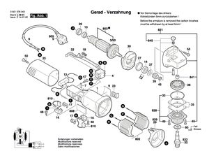 BOSCH Kohleb�rstensatz | Ersatzteile f�r GWS 660, GWS 600 - 1607014144