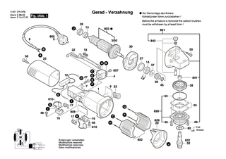 2 Paare Kohlebürsten 1607014144 Kompatibel mit Bosch GWS 600 660 6-100 