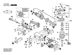 BOSCH Kohleb�rstensatz | Ersatzteile f�r GWS 18-180, GWS 19-180 - 1607014171