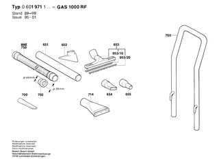 BOSCH Fhrungshlse | Ersatzteile fr GAS 1000 RF | 1609202573