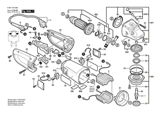 BOSCH Kohleb�rstensatz | Ersatzteile f�r 1364, GWS 2030 H - 1607014178