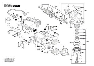 BOSCH Kohleb�rstensatz | Ersatzteile f�r 1364, GWS 2030 H - 1607014178